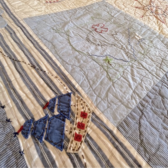 Pottery Barn Kids🏝️Treasure Island Quilt | Twin - Picture 3 of 11
